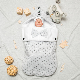 №МС-07 Конверт прогулочный на молнии для мальчика 