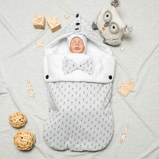 №МС-07 Конверт прогулочный на молнии для мальчика