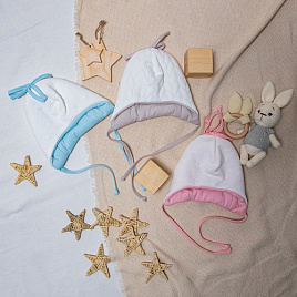  Шапочка утепленная на завязках арт.Б-266