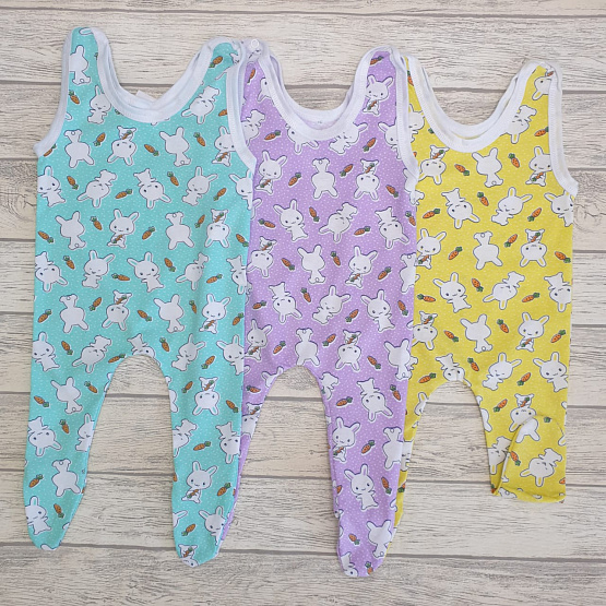 Ползунки детские высокие на кнопках арт.Т-21