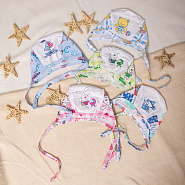 арт.Б-213 Чепчик с принтом, кулирка