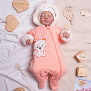 Комбинезон на молнии с вышивкой "Foxy" арт.М-487