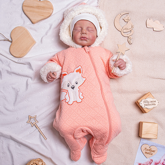 Комбинезон на молнии с вышивкой "Foxy" арт.М-487