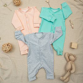 Комбинезон на кнопках с манжетами арт.М-493 