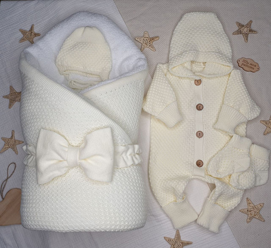 Арт. 455 Комплект на выписку «Пчелка», молочный